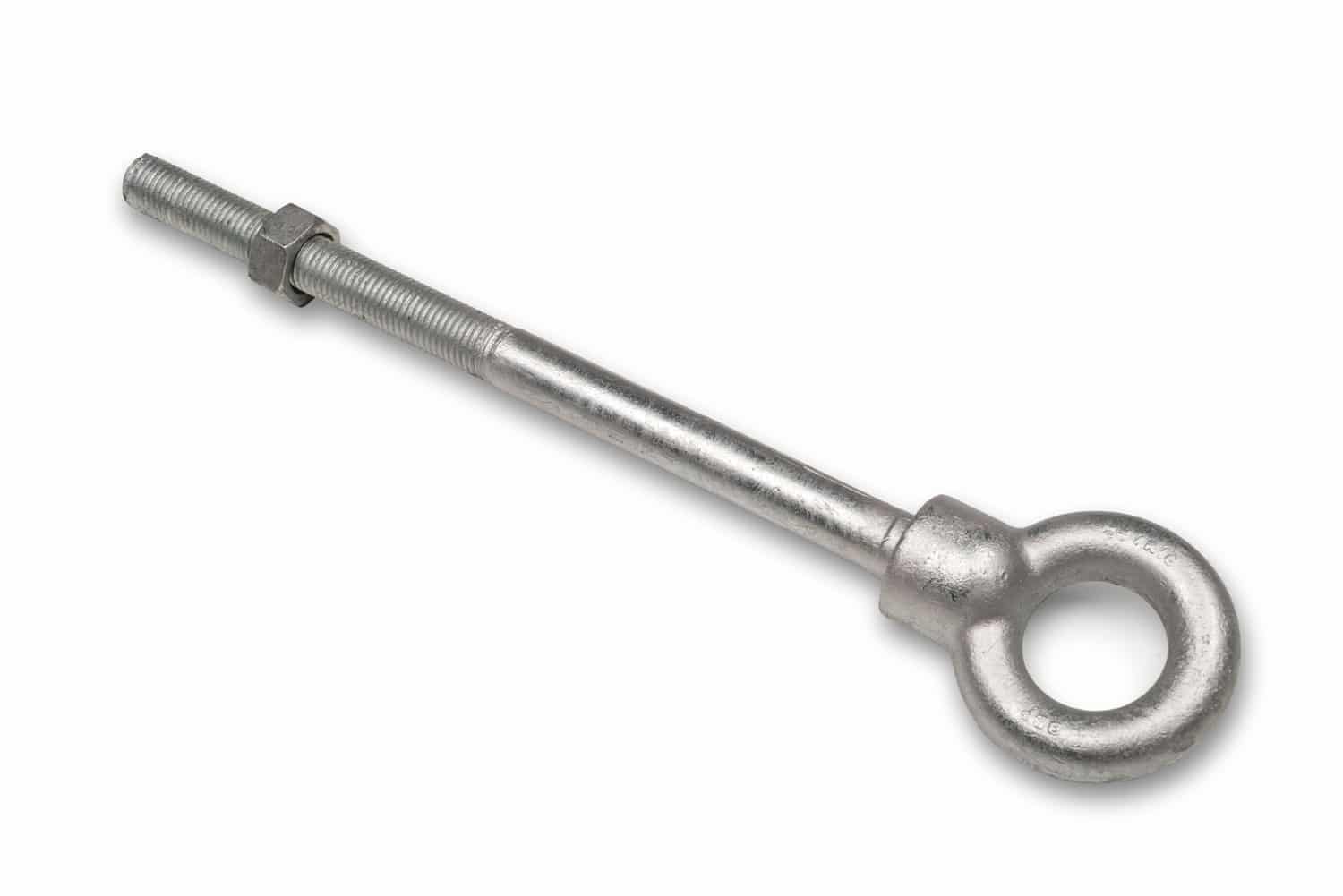 An eye bolt manufactured and supplied by B.B. Price