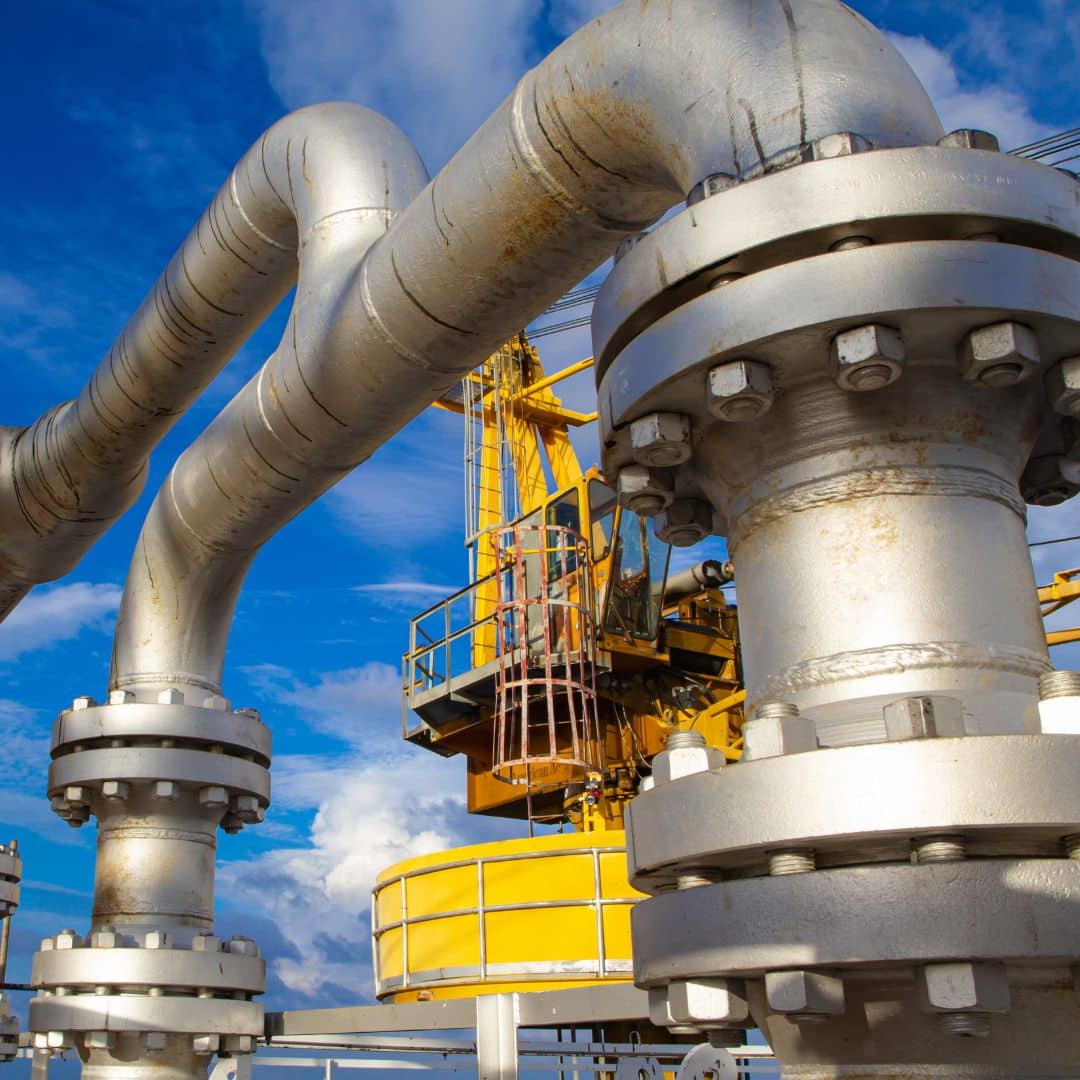 Industrial oil and gas components made from closed die forging