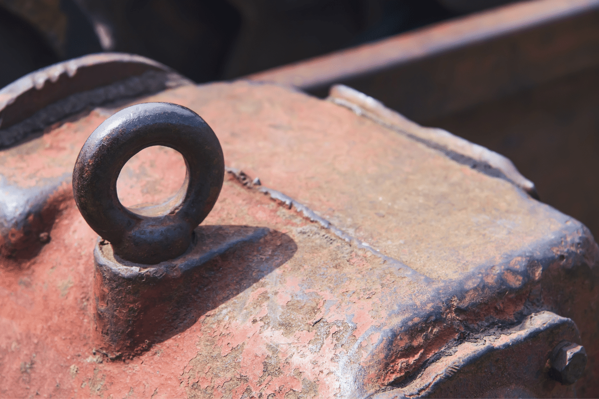 Eye nuts manufactured by B.B. Price in use