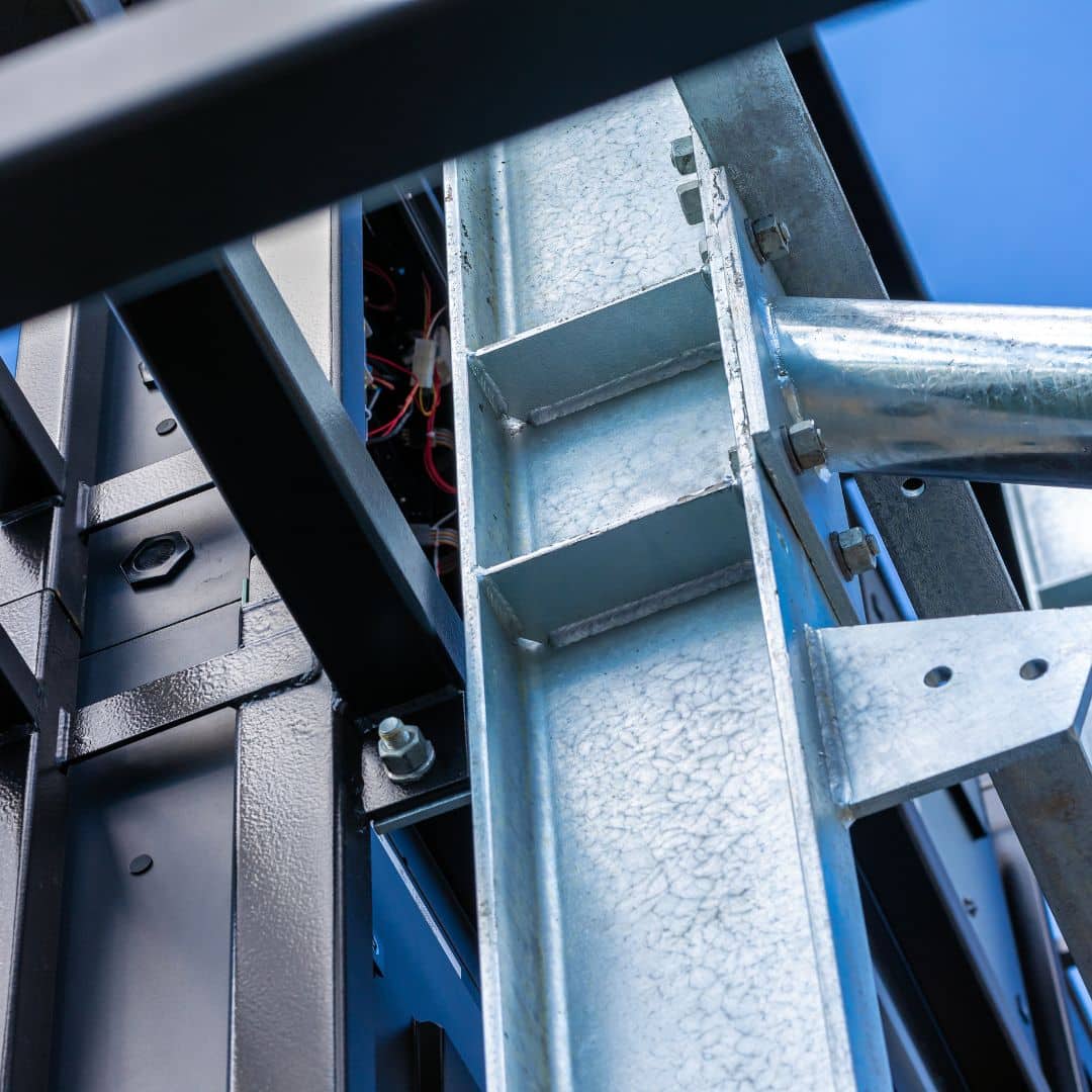 Steel beams supplied by steel fabrication Birmingham specialists B.B. Price
