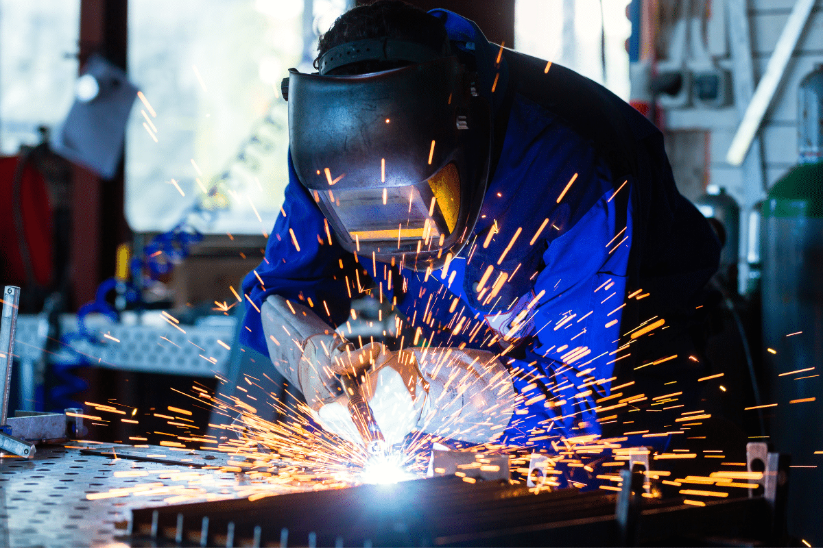 Metal workers near me: A B.B. Price metal worker welding