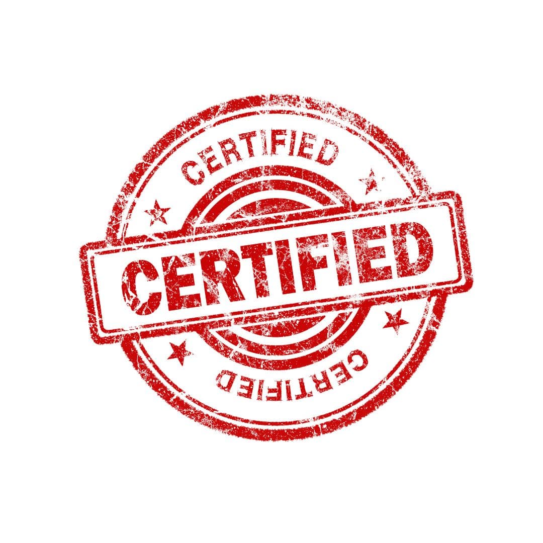 Fabrication Certification