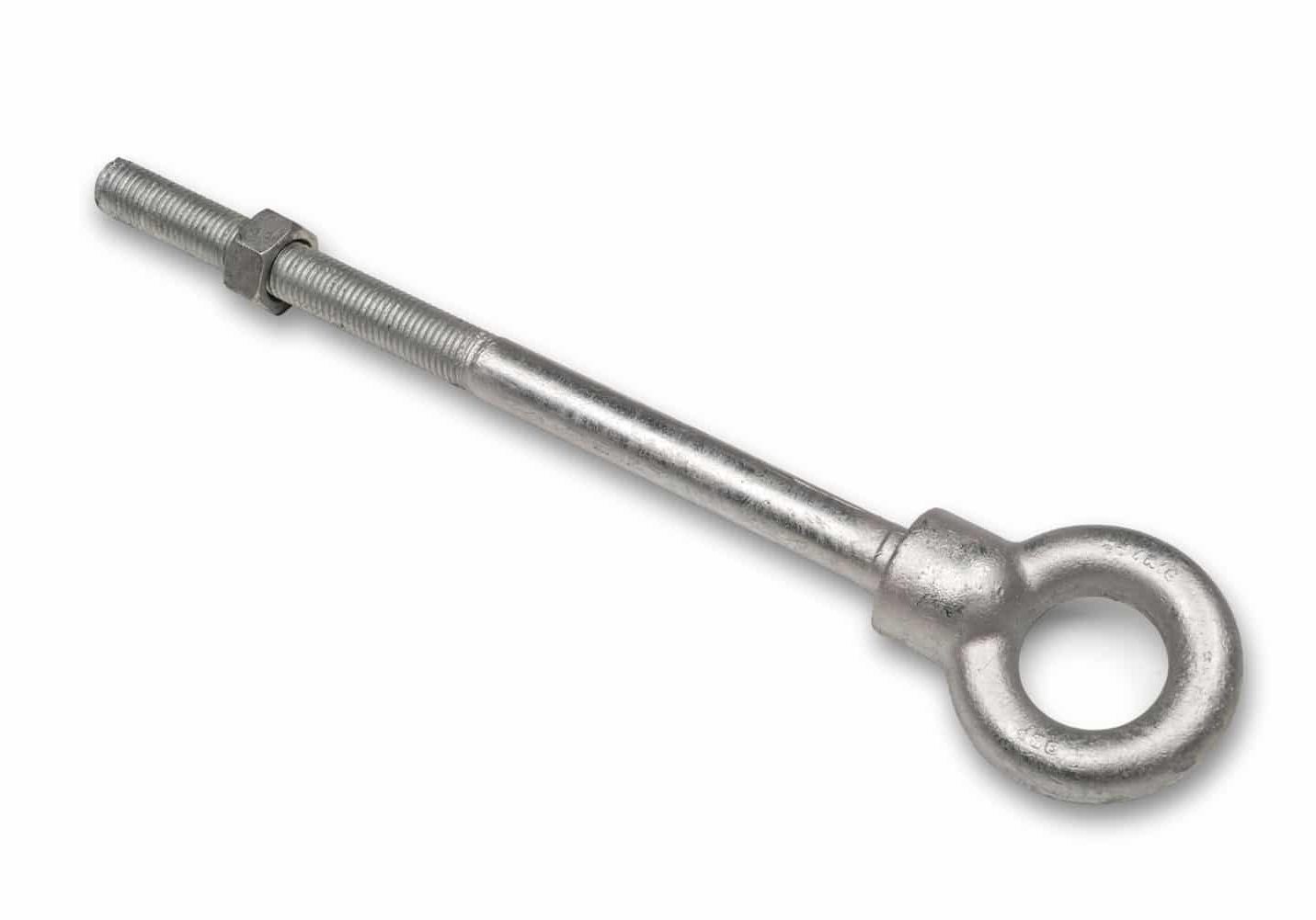 An eye bolt manufactured and supplied by B.B. Price