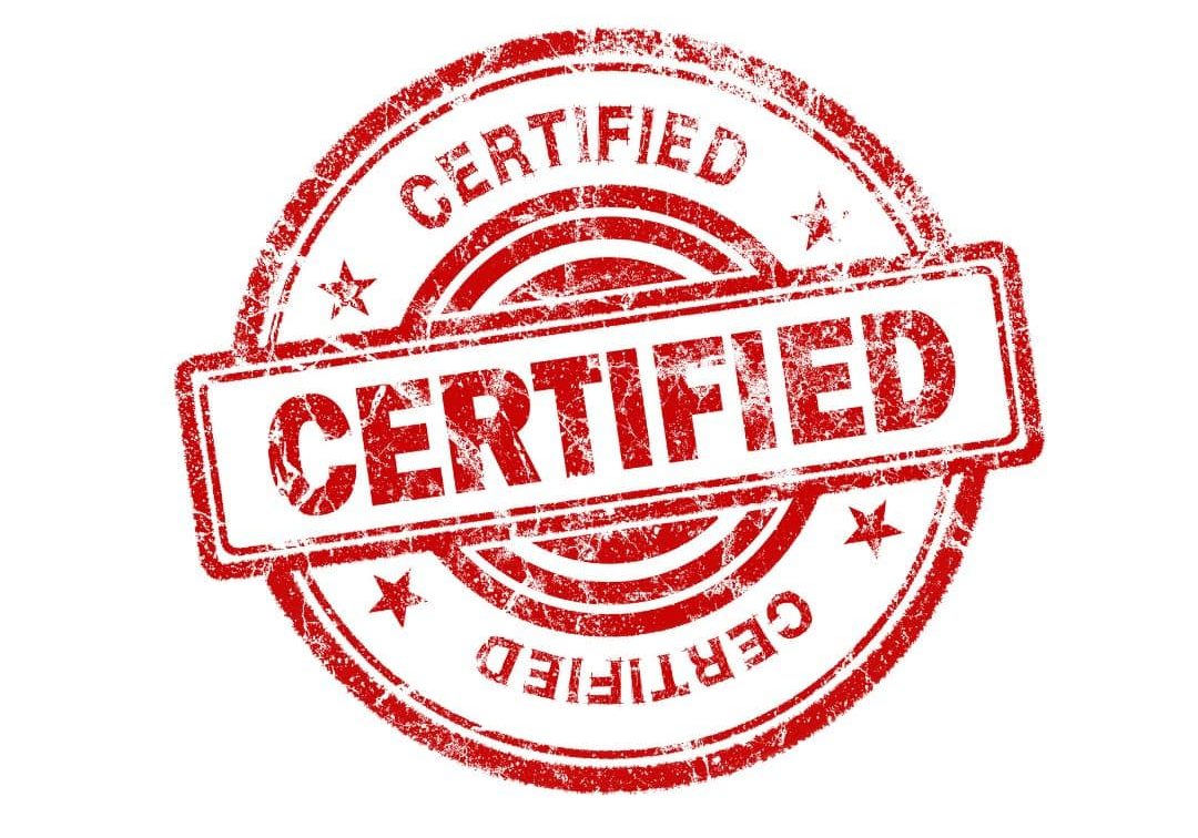 Fabrication Certification