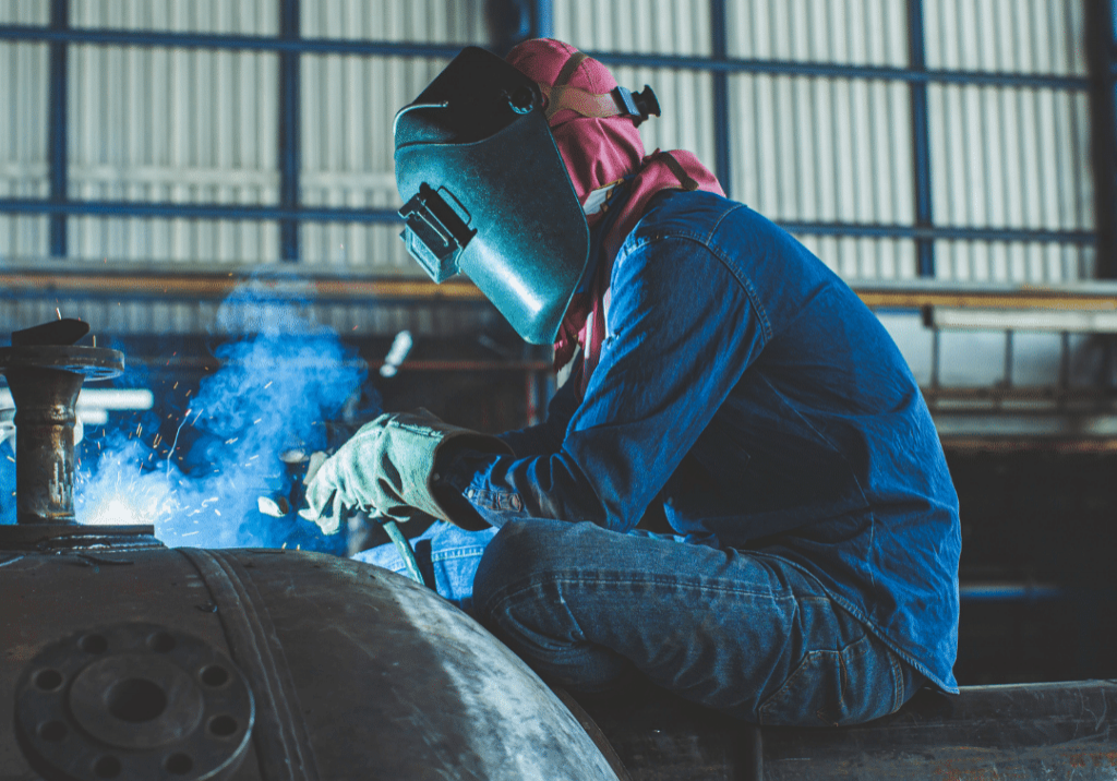 A metal works Birmingham B.B. Price welder